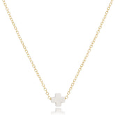 egirl 14" Necklace Gold - Signature Cross Small