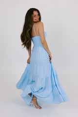 Catching Feelings Dress In Blue