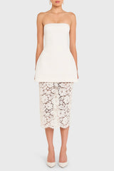 Jada Ivory MIDI Dress