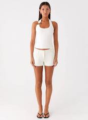 Oslo Mini Shorts - Ivory