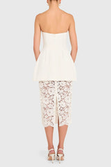 Jada Ivory MIDI Dress