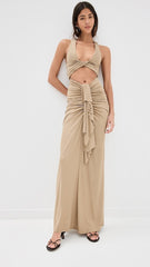 Christopher Esber Vivenda Drape Front Dress Vivenda Drape Front Dress
