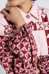 dahlia quilted coat - patchwork