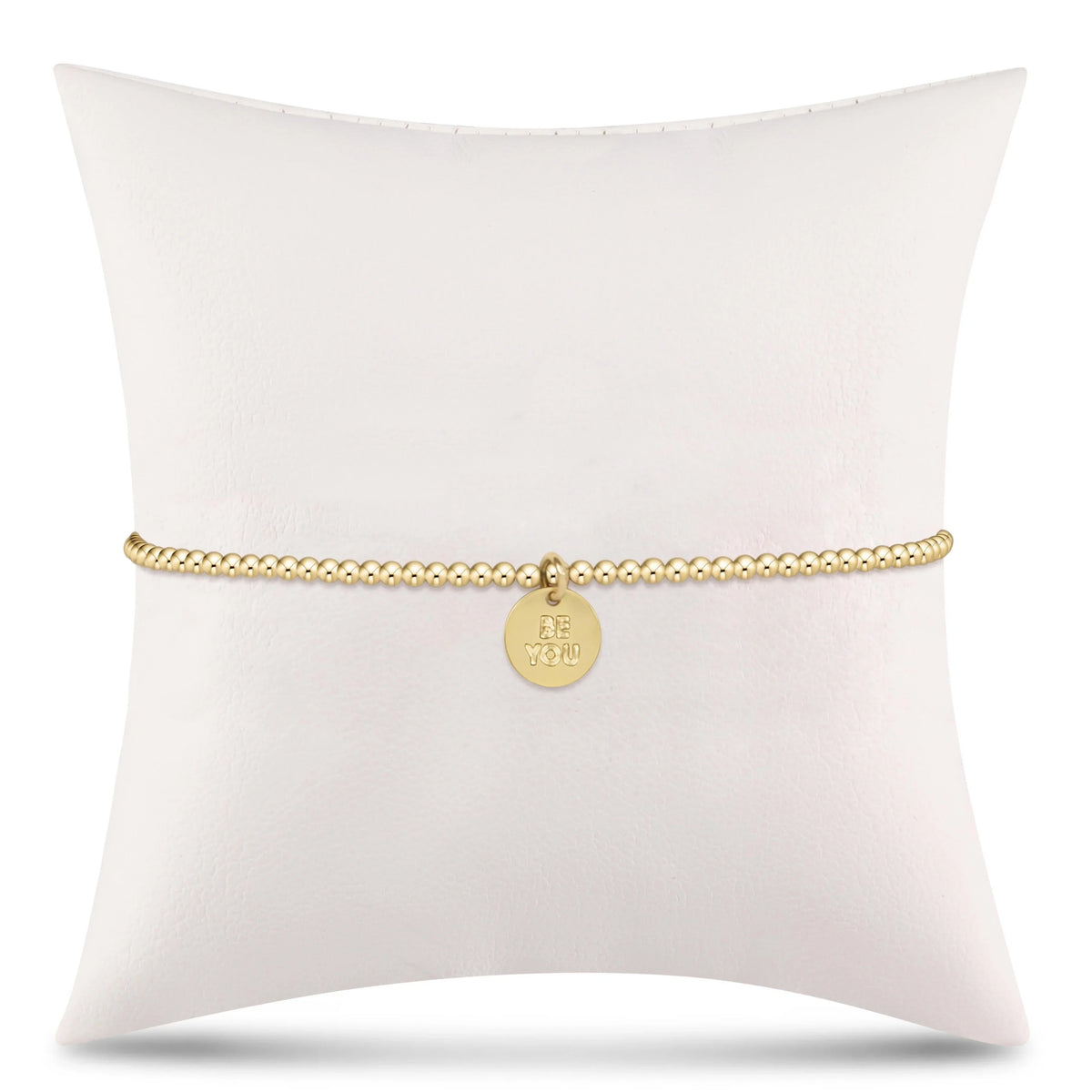 egirl Classic Gold 2mm Bracelet - be you. Small Gold Disc