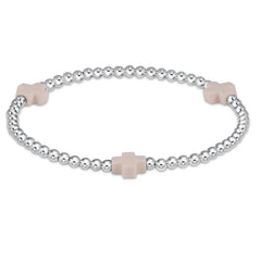 Signature Cross 3mm Sterling Bracelet