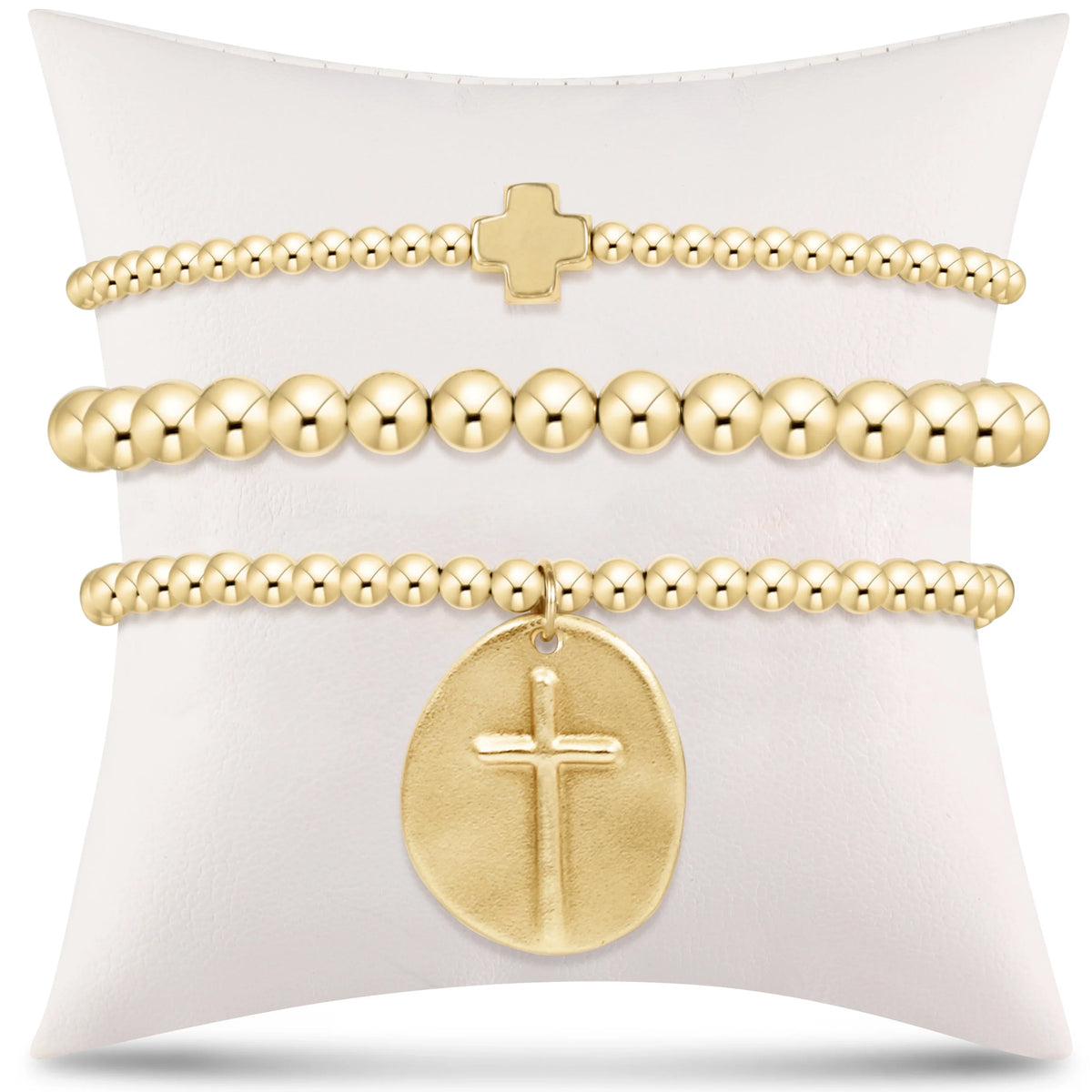enewton Extends - e's luxe go-to gift stack - gold