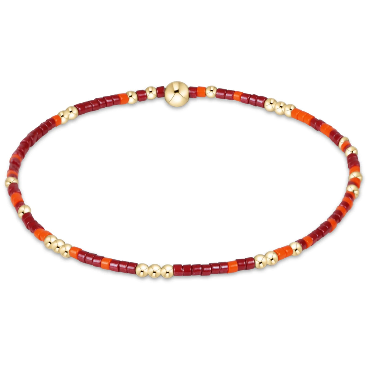 Gameday Hope Unwritten Bracelet - Bright Orange-Maroon